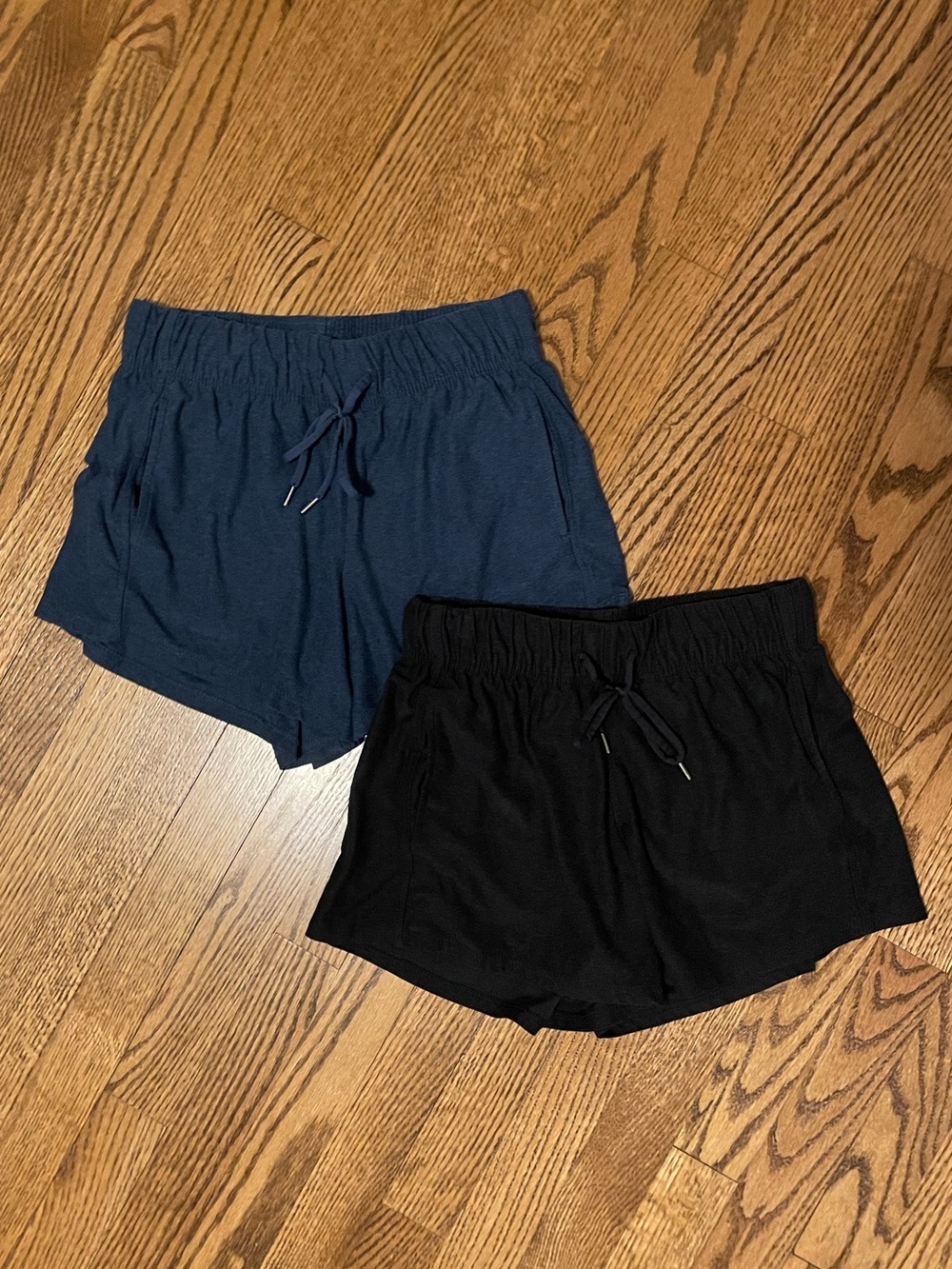 Women’s Bundle of Two Athletic Shorts - Black and Navy